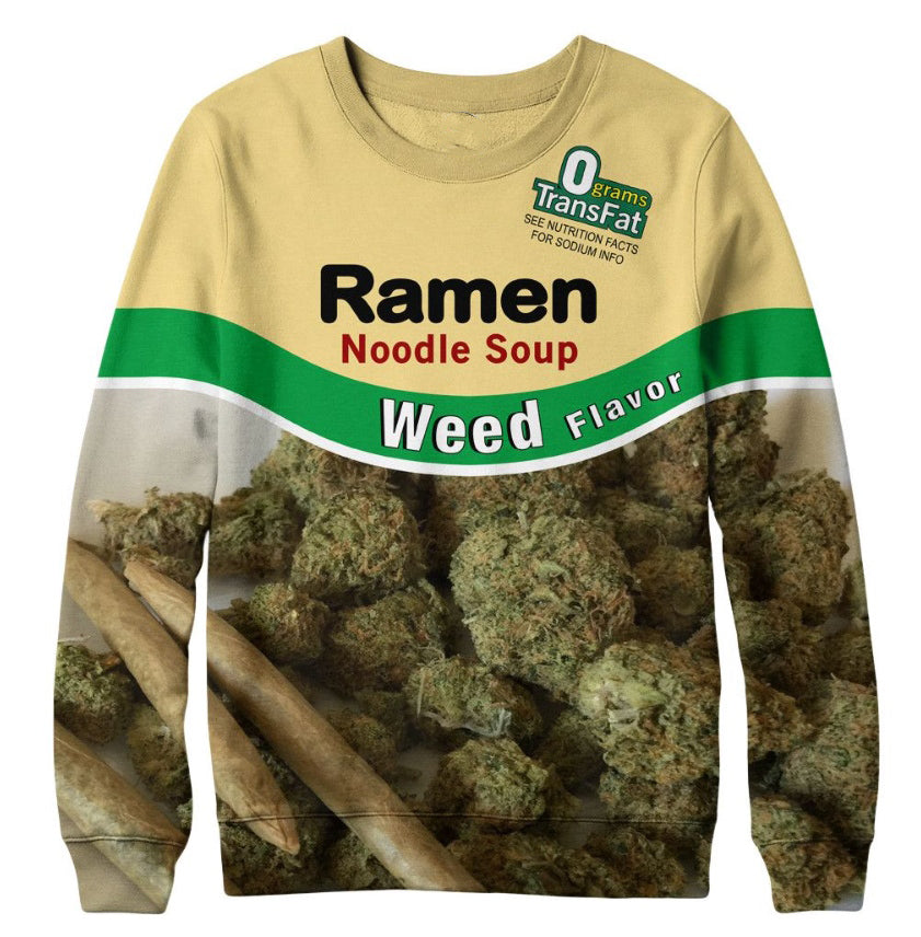 Ramen Noodle Weed Hoodie Sweatshirt T-shirt