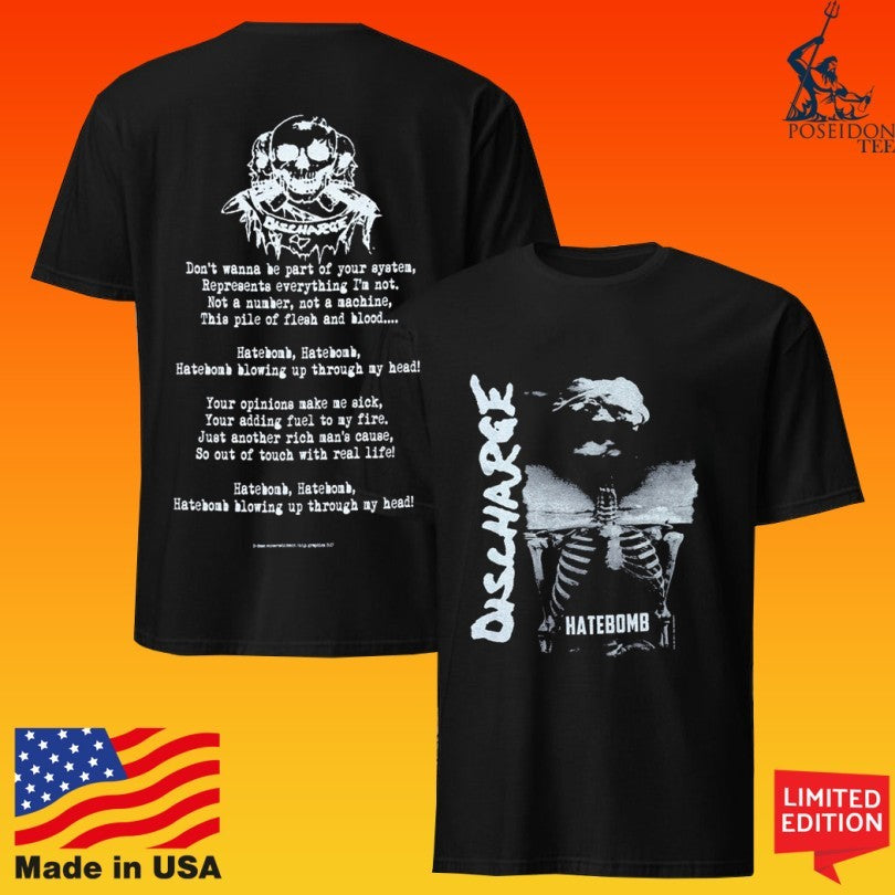 Reborn Bkk Discharge Hate Bomb T-shirt
