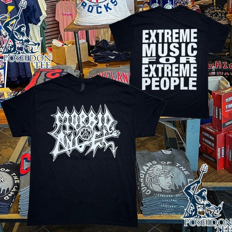 Reborn Bkk Morbid Angel Extreme Music For Extreme People T-shirt