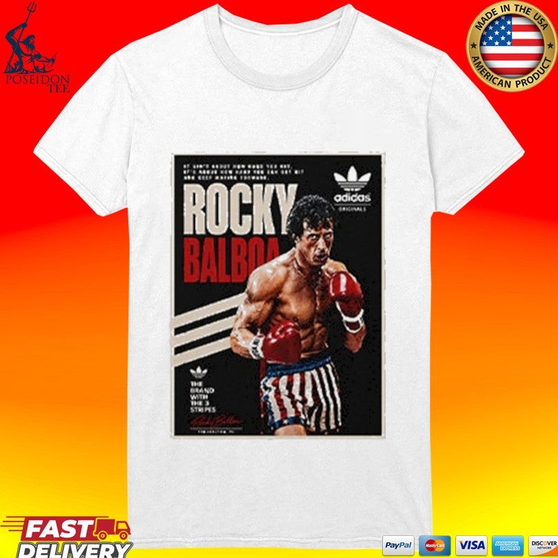 Rocky Balboa It Ain’t About How Hard You Hit T-shirt