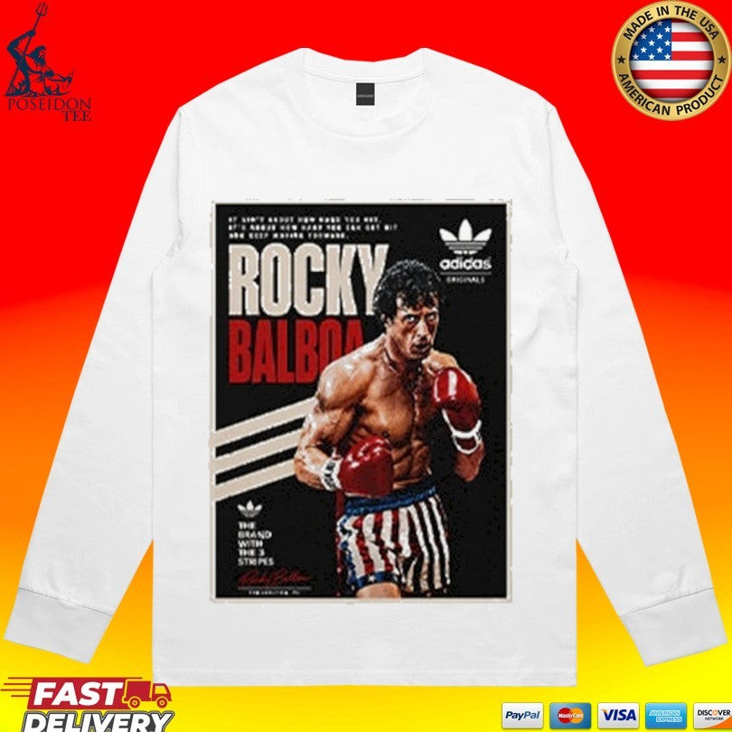 Rocky Balboa It Ain’t About How Hard You Hit T-shirt