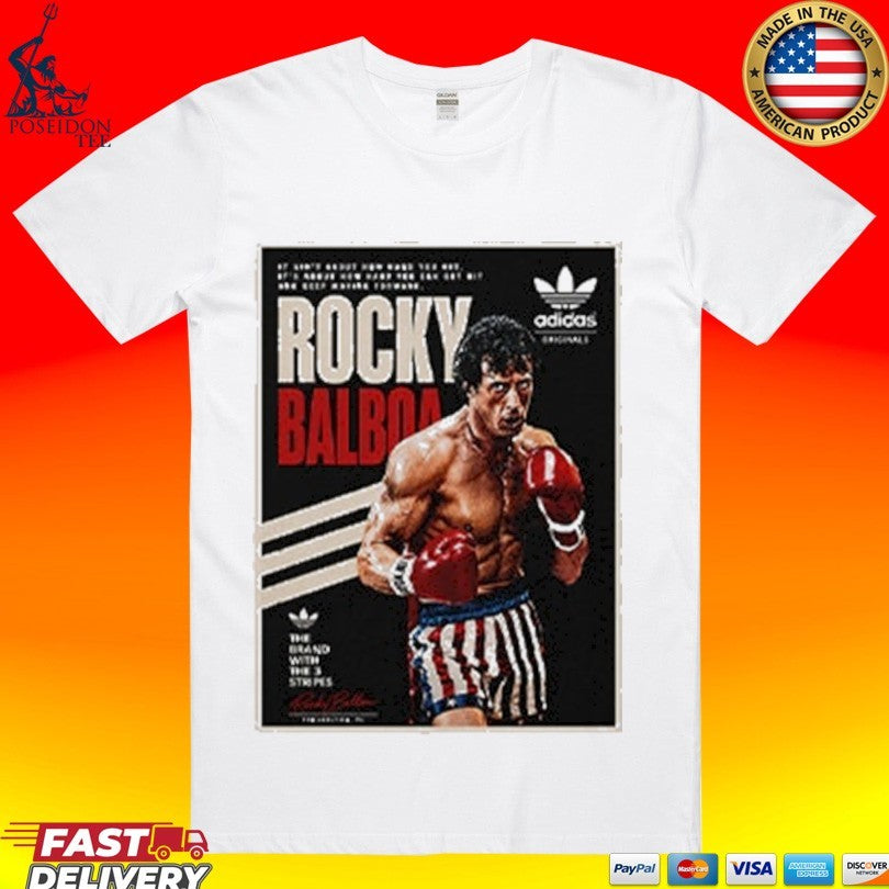 Rocky Balboa It Ain’t About How Hard You Hit T-shirt