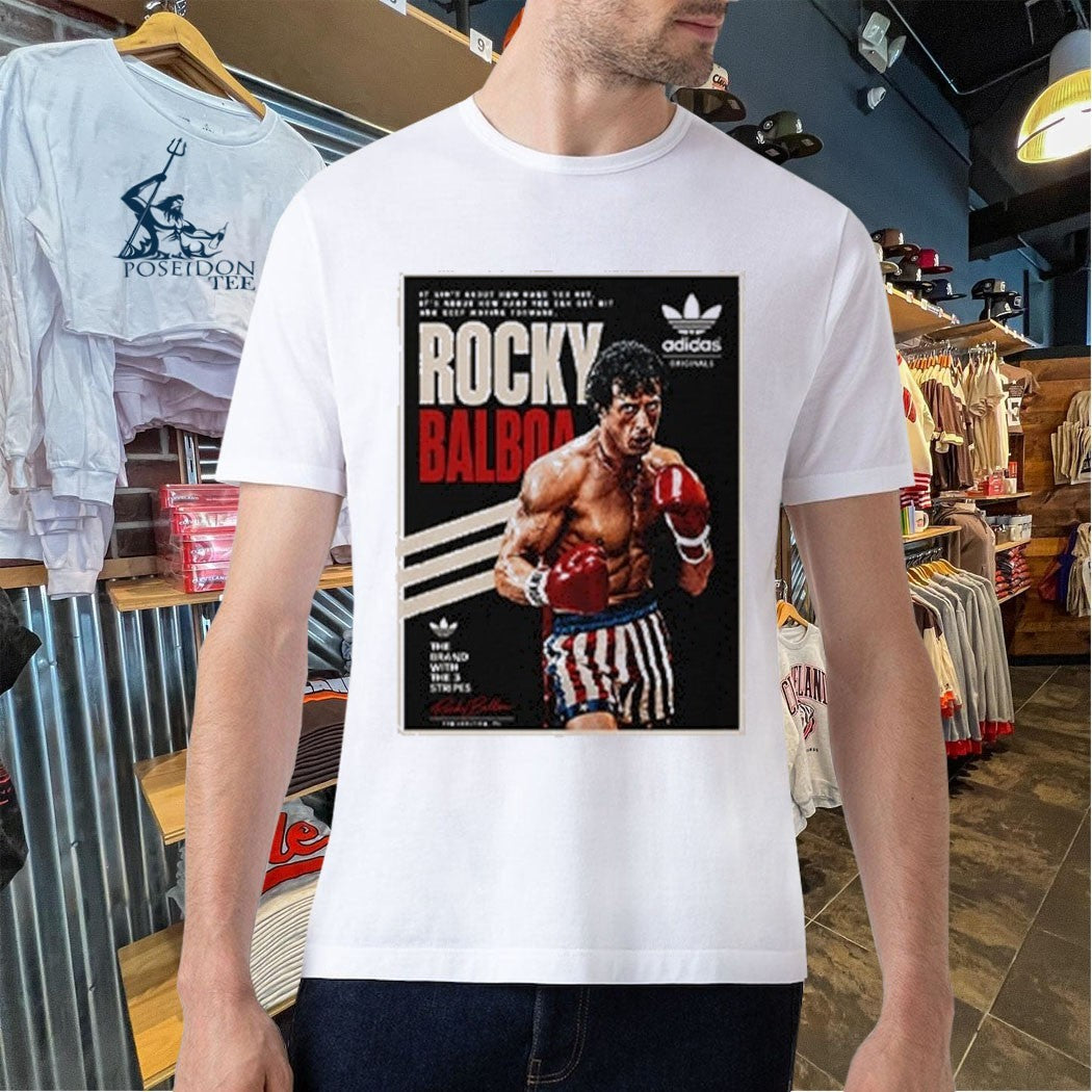 Rocky Balboa It Ain’t About How Hard You Hit T-shirt