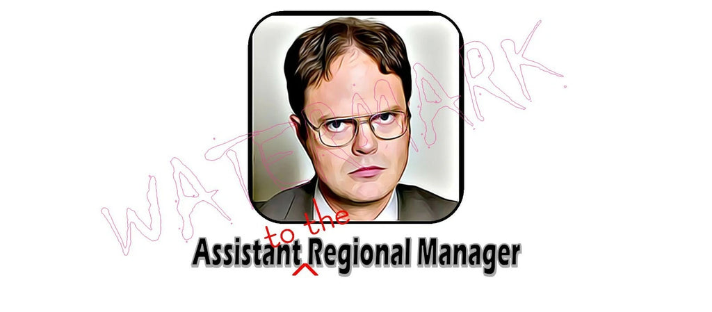 Men's Parody T-Shirt The Office: Dwight Shrute Assistant To The Regional Manager