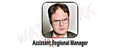 Men's Parody T-Shirt The Office: Dwight Shrute Assistant To The Regional Manager