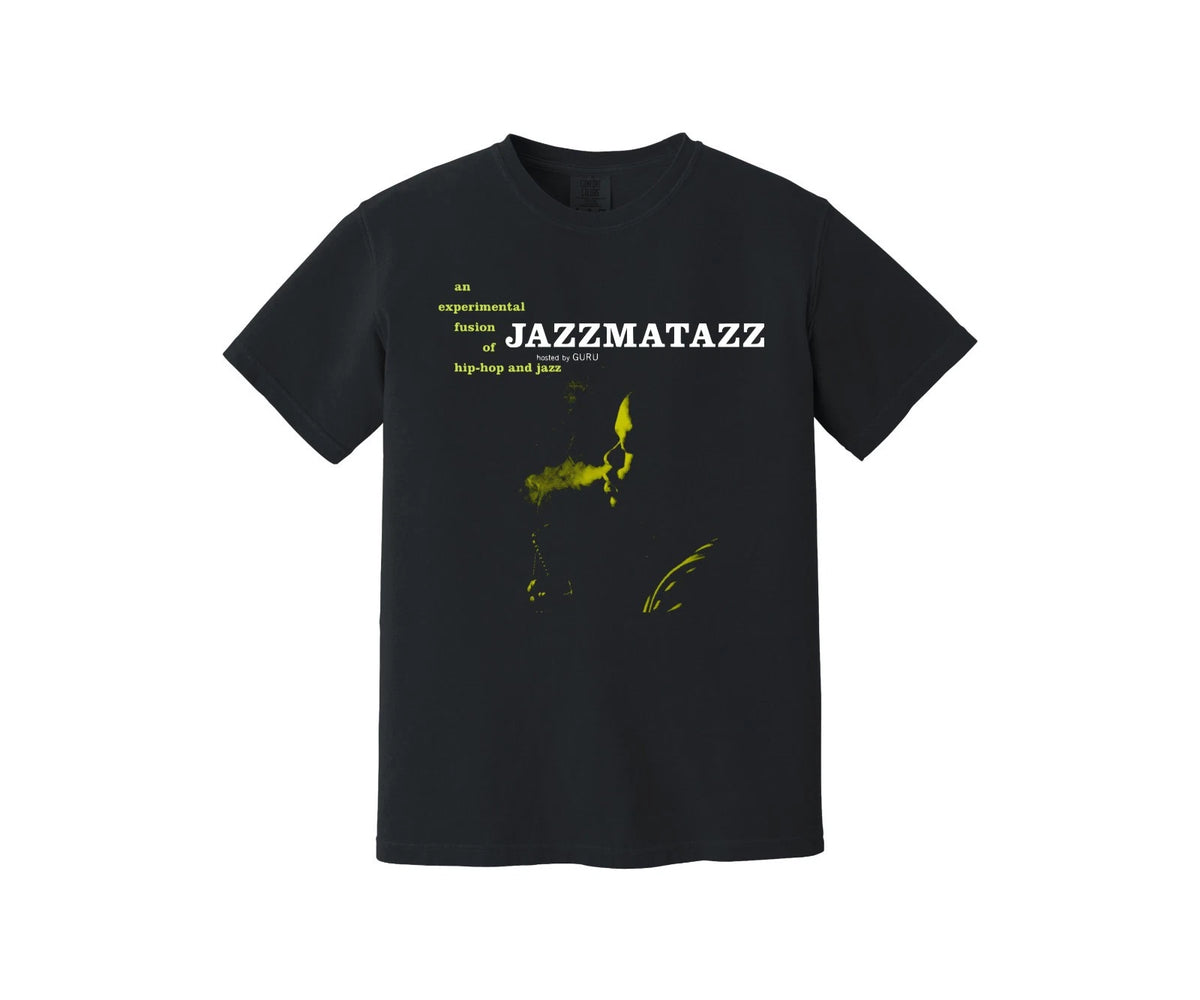 Guru Jazzmatazz Heavyweight T Shirt - Gang Starr, DJ Premier, Donald Byrd, Jazz