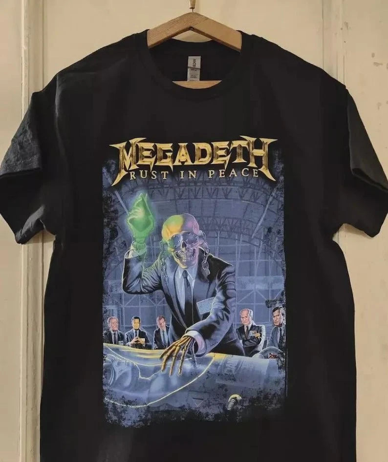 Megadeth Rust In Peace 30th Anniversary T-Shirt New Gildan