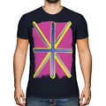 Pop Art Union Jack Fashion Men's T-Shirt Top Flag Go