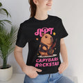 Capybara K-Pop Star Tee, Unisex T-Shirt for Kawaii Animal Lovers, Cute APT