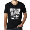 Men's Graphic T-Shirt V Neck Urban Skateboard Since 2041 Eco-Friendly Limited