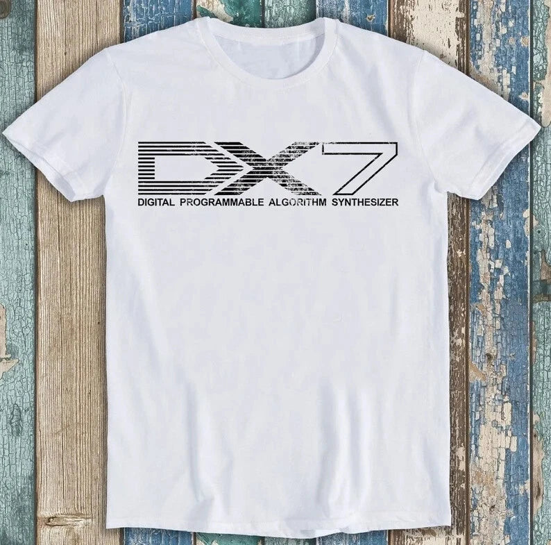 DX-7 Digital Programmable Algorithm Synthesizer Analogue Gift Tee T Shirt M1669