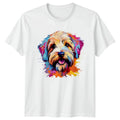 Colorful Dog Face T-Shirt Pet Portrait Dog Lover Gift For Him And Her