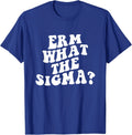 Erm What The Sigma Funny Brainrot Saying Unisex T-Shirt