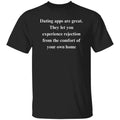 Dating Sarcastic Unisex T-Shirt funny gift for friend Humorous tee Black relatio