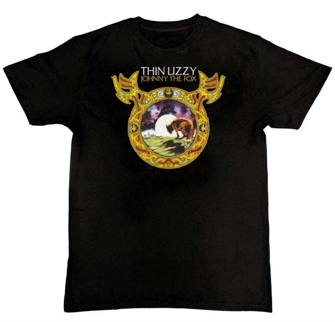 THIN LIZZY JOHNNY THE FOX Graphic Print Unisex Mens T-Shirt S M L XL 2 3 4 XL