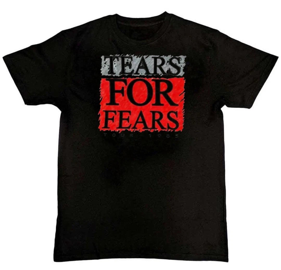 Tears For Fears Band Tour 1985 Graphic Print Unisex T-Shirt S M L XL 2 3 4 XL