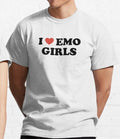 I Love Emo Girls T shirt | y2k | Emo | Unisex | aesthetic