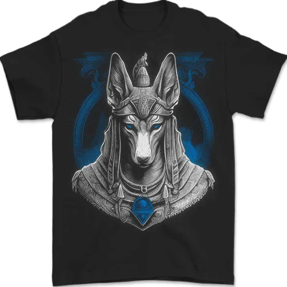 Anubis God of the Dead Ancient Egypt Myth Mens T-Shirt 100% Cotton