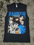 Kim Namjoon Shirt Mens Small Black BTS K Pop Sleeveless Fan Art Logo Rap Music