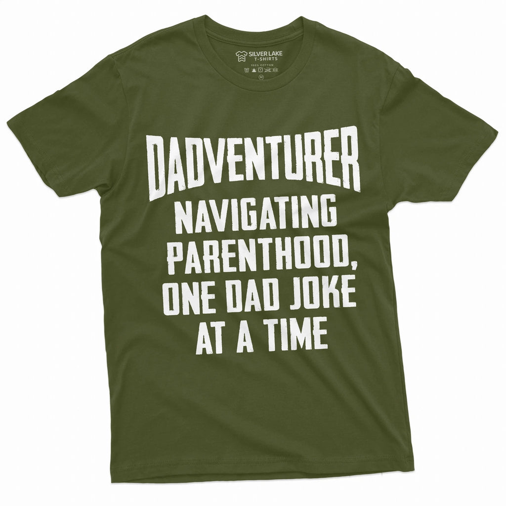 funny Dadventurer fathers day gift humorous dad joke shirt christmas gifts