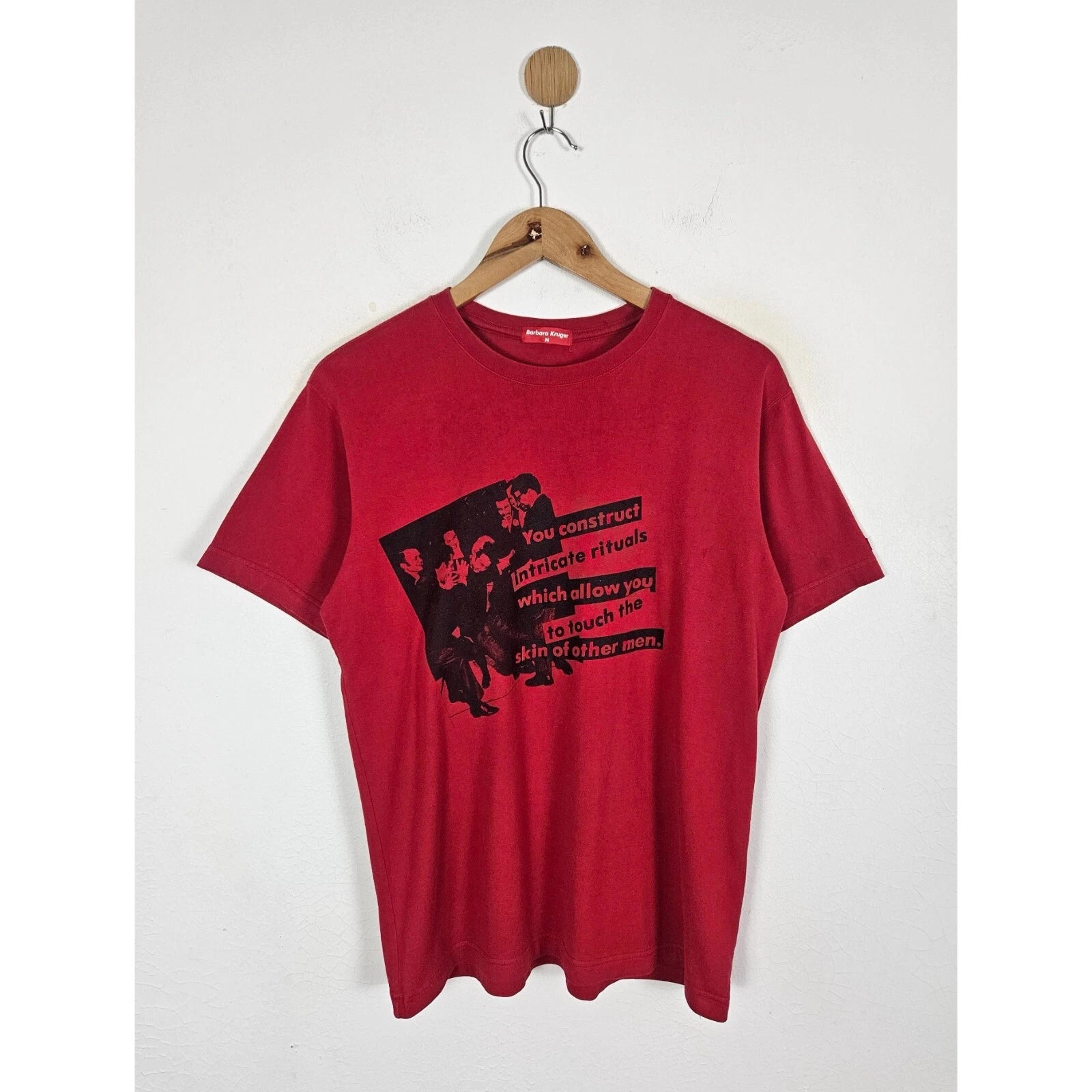 Barbara Kruger Construct rituals pop art shirt