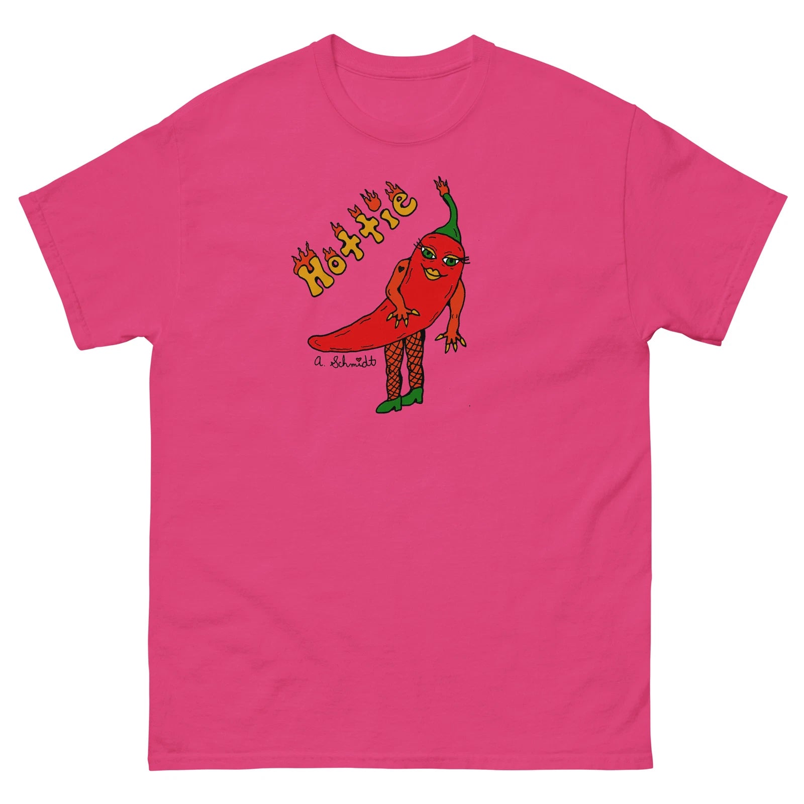 Hottie Chili Pepper Funny Y2K Inspired Unisex classic tee