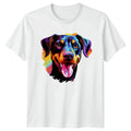 Colorful Rottweiler Dog T-Shirt Pet Lover Gift For Him And Her
