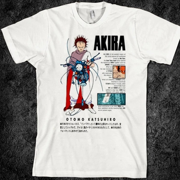 Anime, Akira T-shirt, Japanimation, samurai, videogame, ninja, japan, kaneda