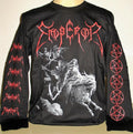 Emperor Rider Pentagram Long Sleeve T-Shirt Sz S M L XL 2XL 3XL Black Metal Band
