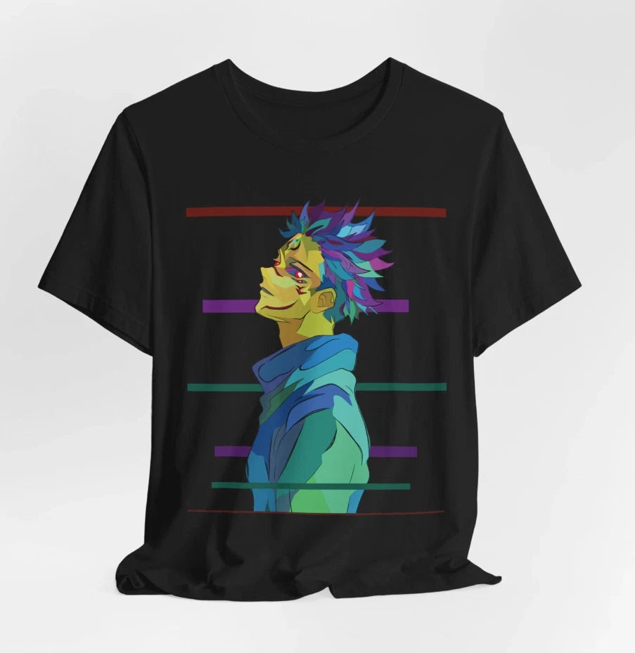 Sukuna Pop Art Tee, Anime Fan Gift, Jujutsu Kaisen Shirt, Unisex Graphic Tee