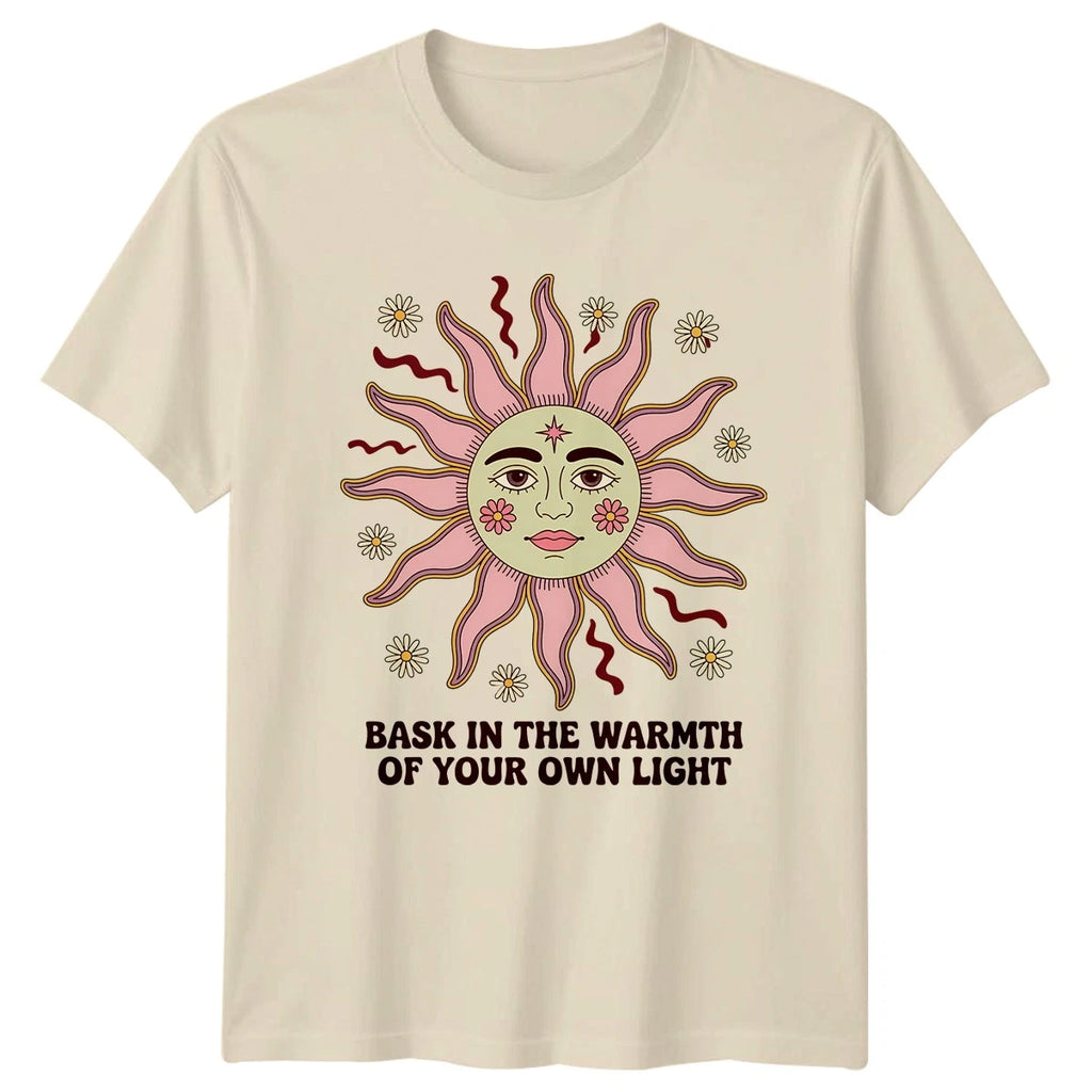Bask In The Warmth Of Your Own T-Shirt Boho Style Wellness Birthday Gift