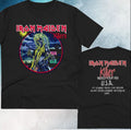 Iron Maiden Killer World Tour 1981 T-shirt Double Sided