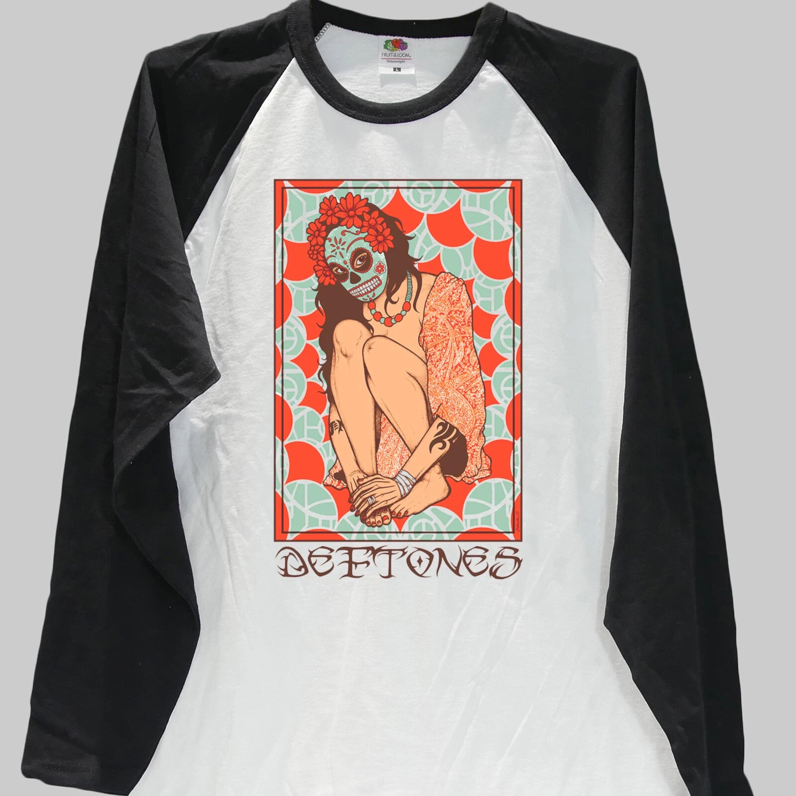 Deftones Rock Metal Long Sleeve Baseball T-shirt Unisex S-3XL