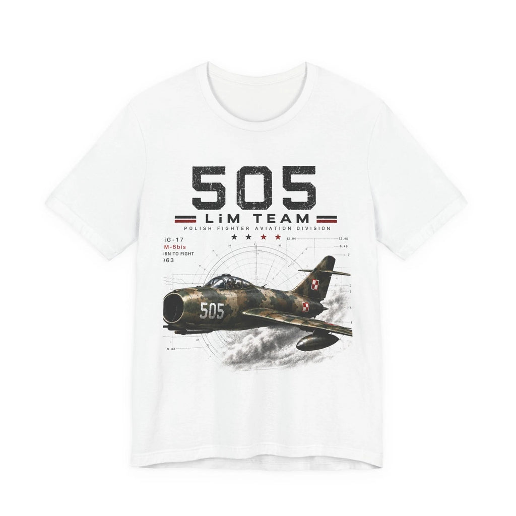 505 Mig-17 Lim 6 Bis warbird Unisex Jersey Short Sleeve Tee