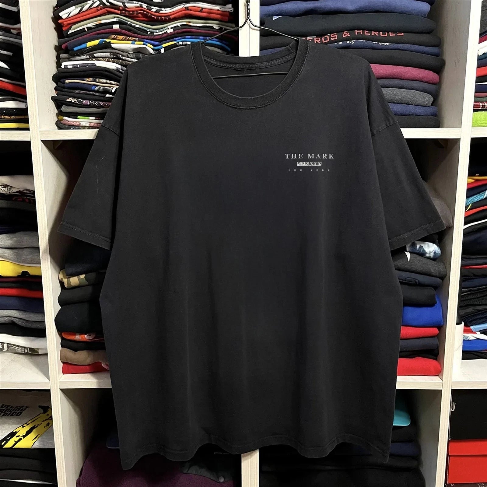 90s The Mark Hotel New York City Washed T-Shirt Black L