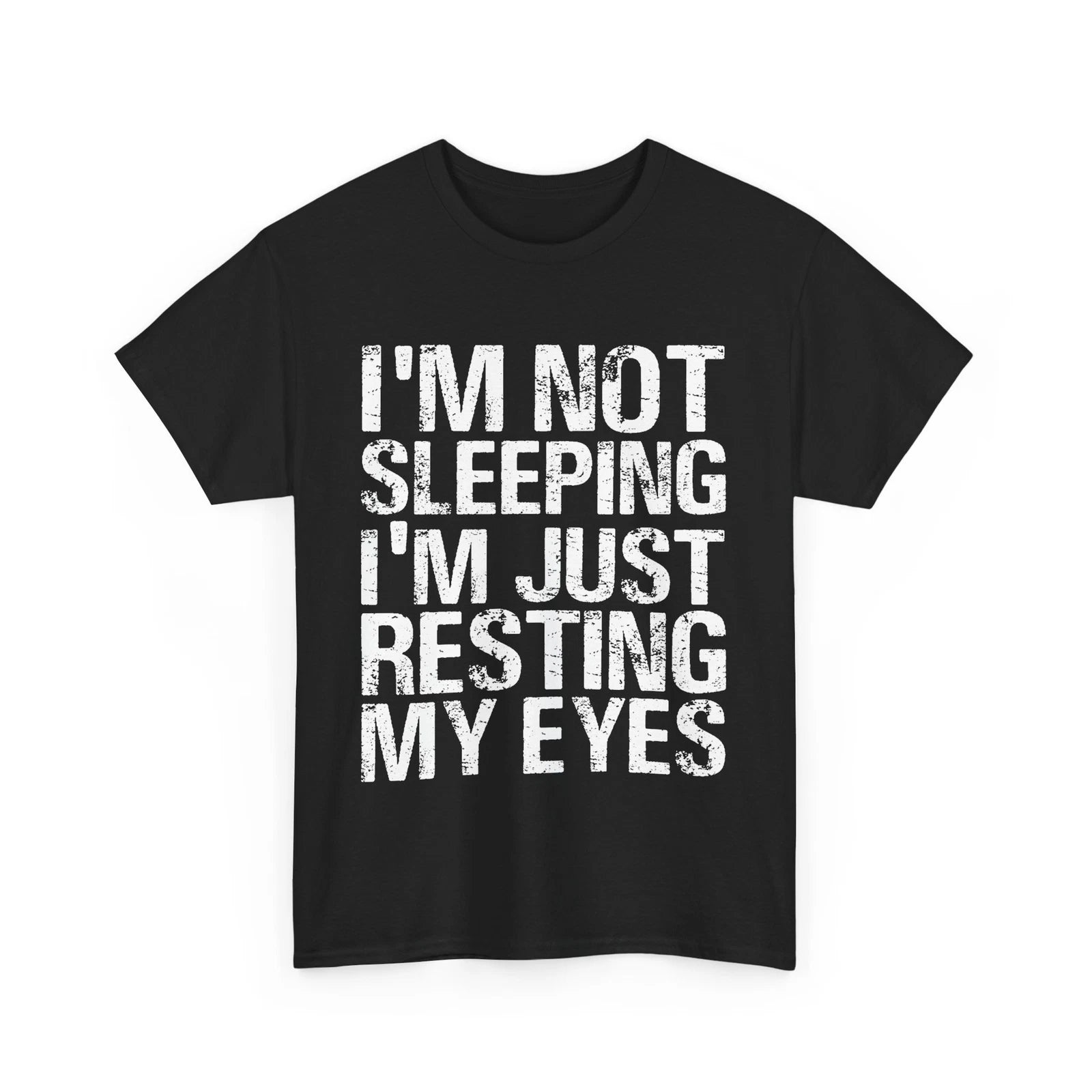 Dad Jokes Shirt, I'm Not Sleeping I'm Just Resting My Eyes Funny T-shirt