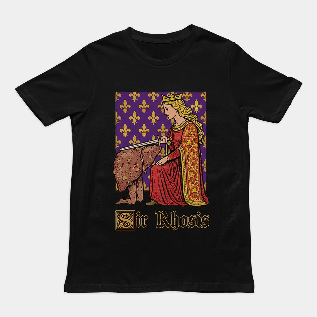 Sir Rhosis Funny Wordplay T-Shirt, Meme Joke Graphic Tee, Viral Humor Shirt