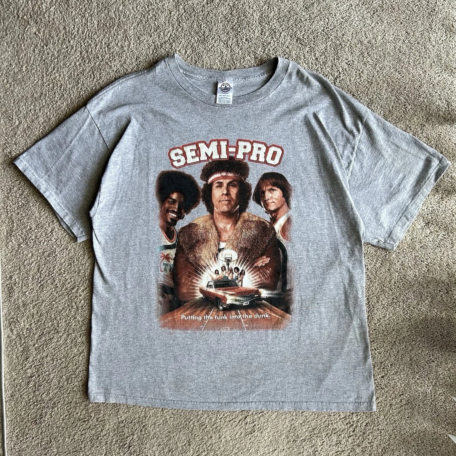 Y2K Semi Pro Will Ferrell Comedy Vintage Movie Shirt - XL