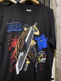 Vintage 90's Berserk Guts Anime Movie Black Unisex T-Shirt Reprint S-5XL