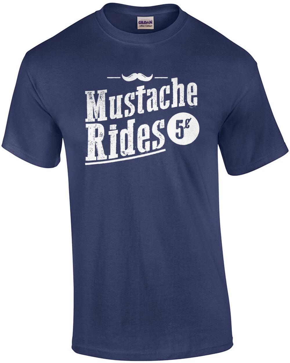 Mustache Rides 5 cents - funny offensive sexual t-shirt