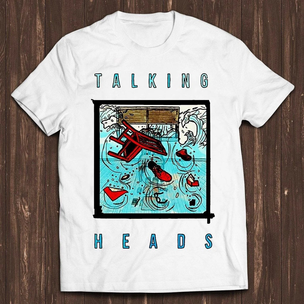 Talking Heads Stood Small Cottage Vintage Music Meme Unisex T Shirt Tee