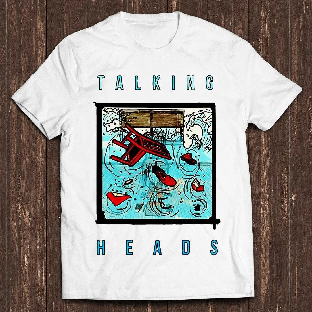 Talking Heads Stood Small Cottage Vintage Music Meme Unisex T Shirt Tee