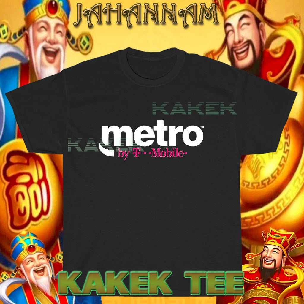 New Shirt Metro By T-Mobile Logo Funny T-Shirt USA Size S to 5XL