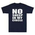 No Sheep In My Circle Funny Sarcastic Saying Vintage Men's Short Sleeve T-Shirt