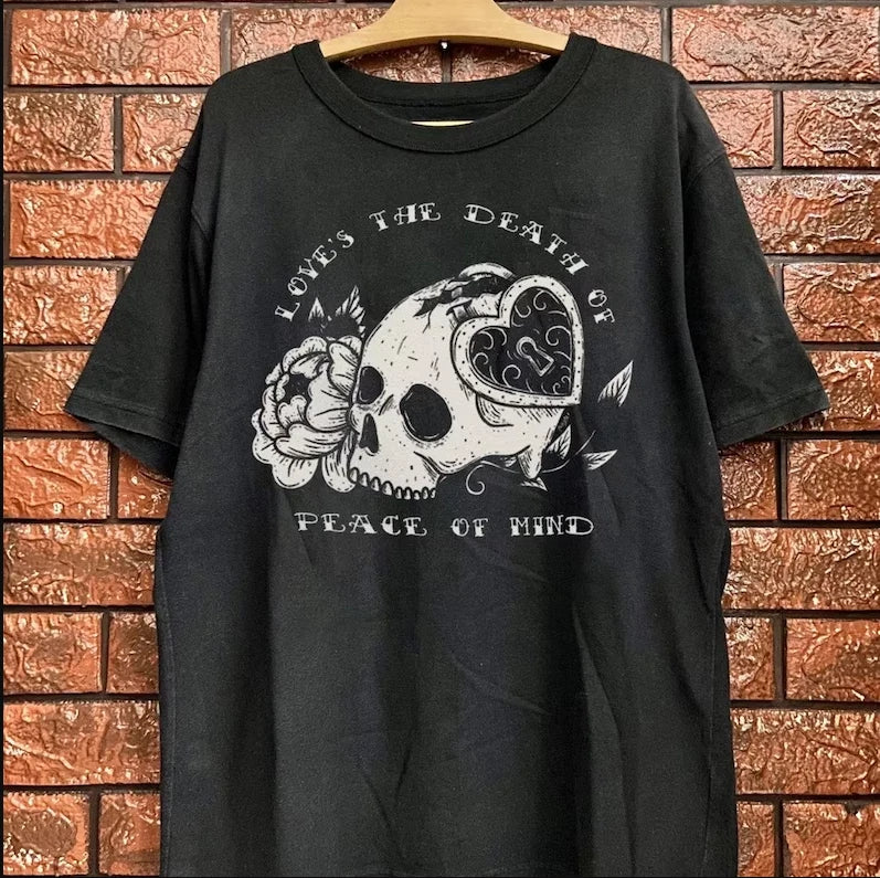Bad Omens Love's The Death Of Peace Of Mind T-Shirt, Bad Omens T-Shirt, 90s Bad