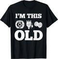 I'm This Old Funny Classic Car Parts Mechanic Vintage Auto T-Shirt