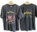 1991 Oingo Boingo band 2 sided Reprint basic black Unisex T shirt