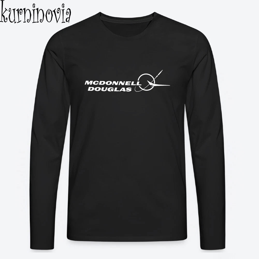 Mcdonnell Douglas Aerospace Black Size S to 2XL
