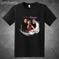 Vampire Diaries TV Series Men's Black Size S to 5XL