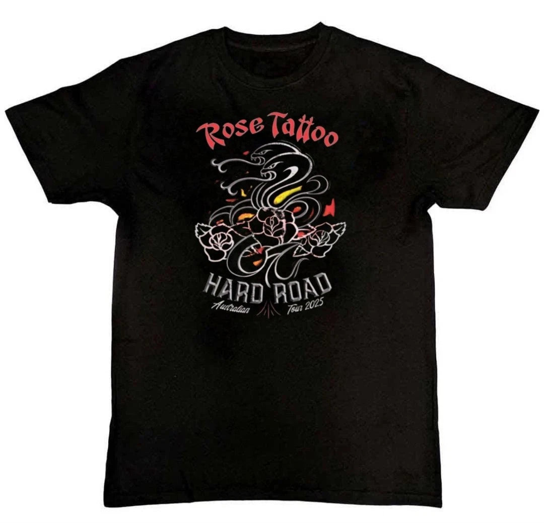 Rose Tattoo - Rock'n'Roll Band 2025 Unisex Mens T-Shirt S M L XL 2 3 4 XL